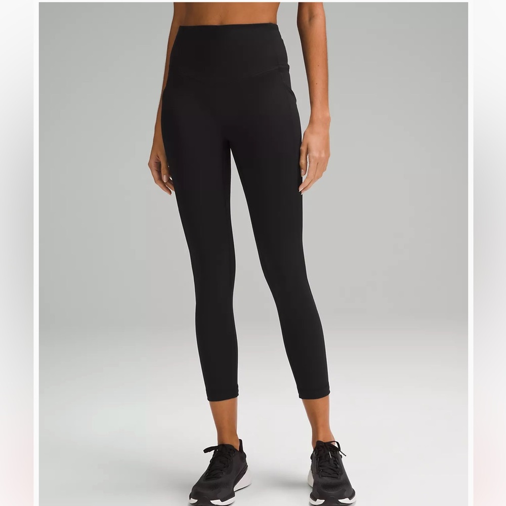 Lululemon “All the Right Places” Black Leggings 23’.